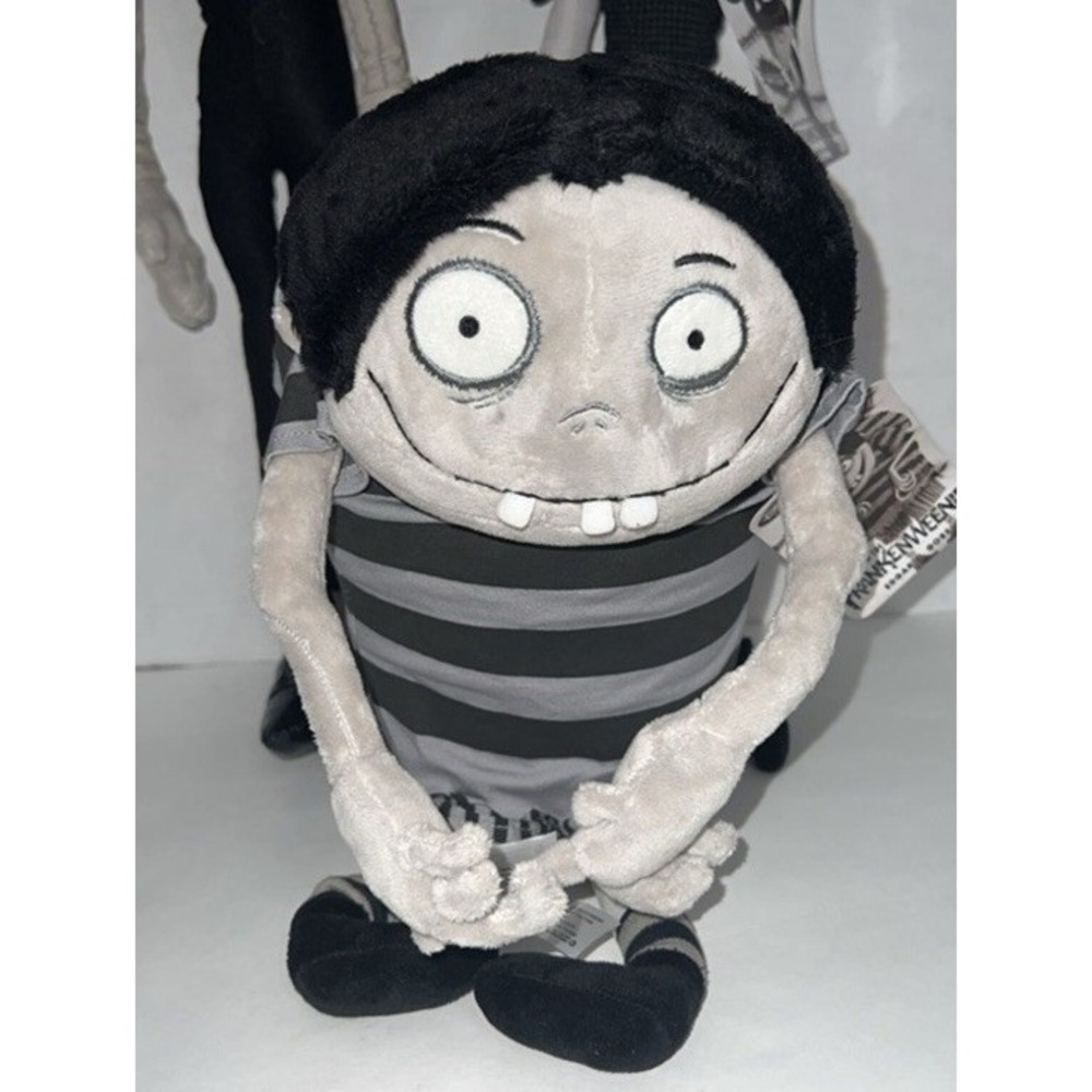 DISNEY PLUSH SET  Frankenweenie Victor Frankenstein ELSA Van Edgar NWT NEW - Picture 3 of 12